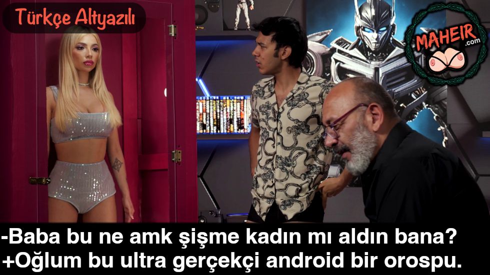 Babam Ultra Gerçekçi Şişme Kadın Almış İlk Ben Siktim