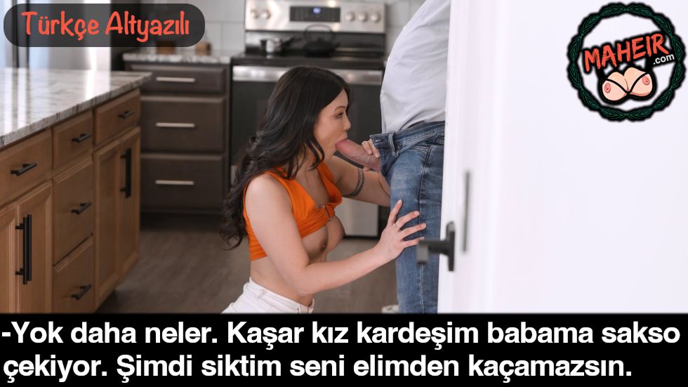 Kız Kardeşimi Babam Sakso Çekerken Yakaladım Bende İstedim