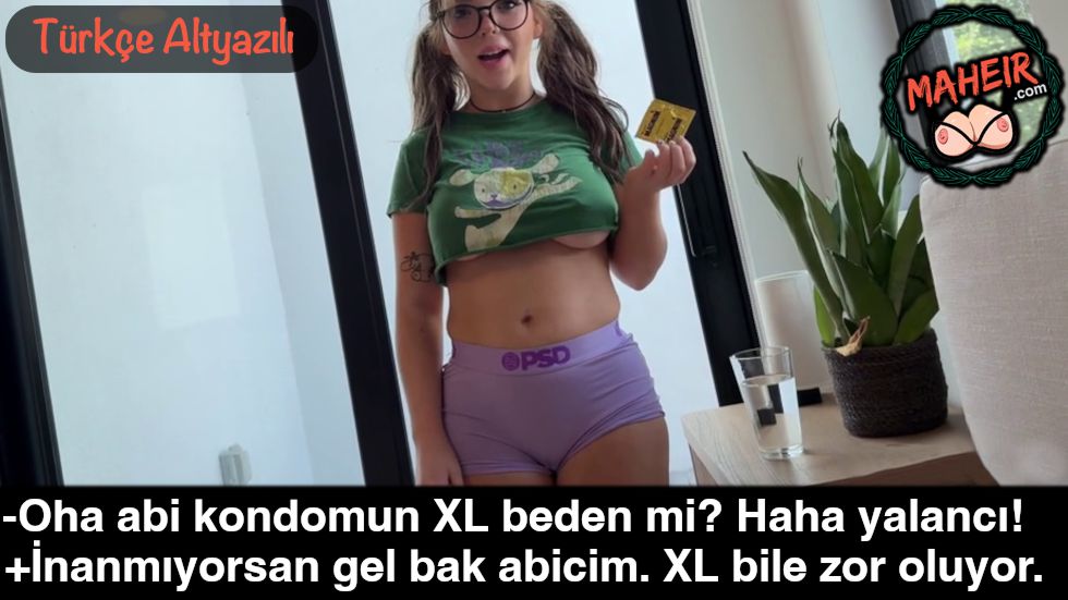 Bacım Komodinin Üstünde XL Kondomumu Buldu İnanmadı Çıkarıp Gösterdim