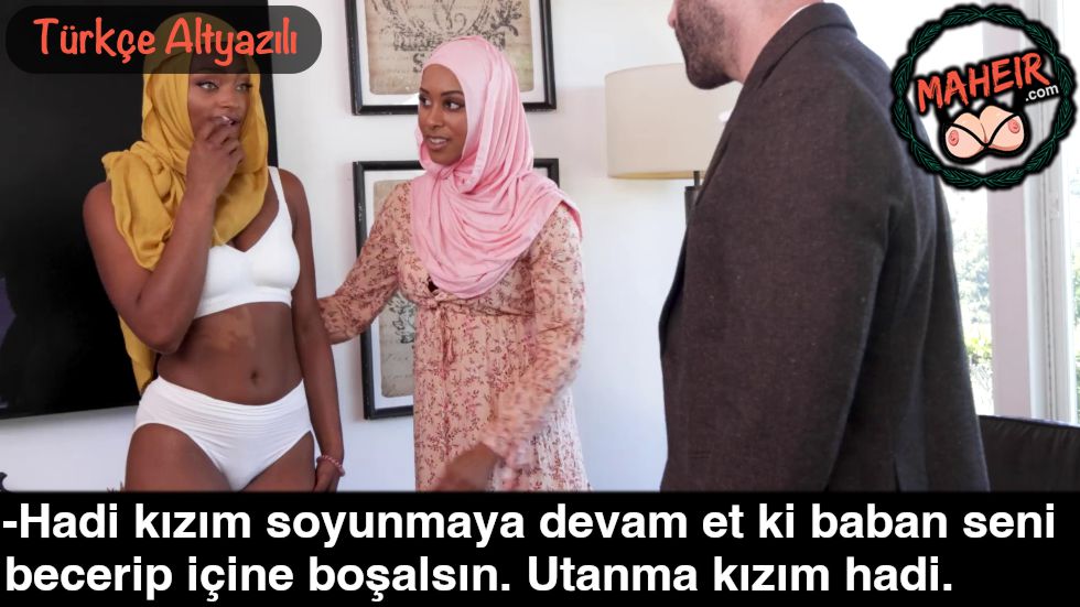 Karısı Gebe Kalamadığı İçin Türbanlı Kızını Sikip Hamile Bıraktı