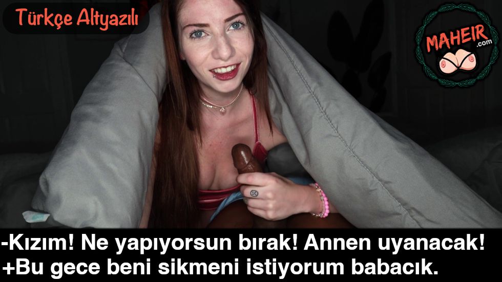 Partiden Kafası Güzel Eve Gelen Üvey Kız Babasının Sikine Sarıldı