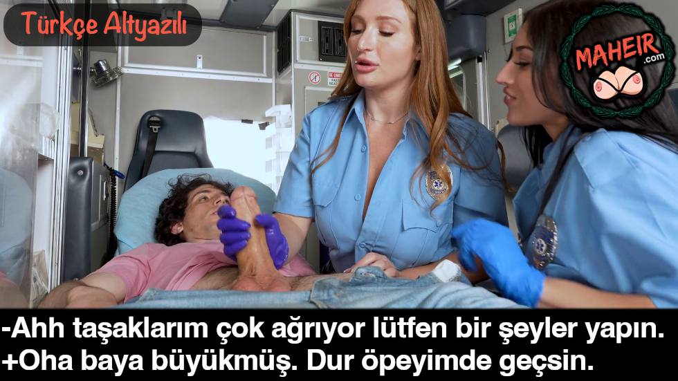 Ambulans Hemşireleri Ağrıyan Taşakları Yalayarak Tedavi Etti